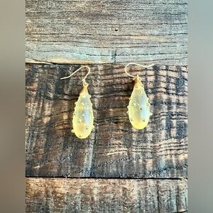 Elegant Gold and Silver Teardrop Earrings